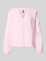 Relaxed Fit Langarmbluse aus reiner Baumwolle Modell 'NATALI' von VERO MODA - 19