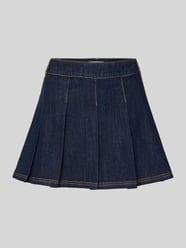 Jeansrock mit gelegten Falten von Review - 15
