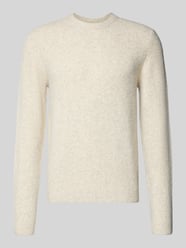Gebreide pullover met ribboorden, model 'BLASIMON' van Jack & Jones Premium Beige - 17