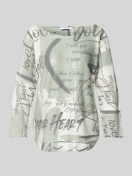 Longsleeve mit 3/4- Arm und Statement-Print von ZABAIONE - 34