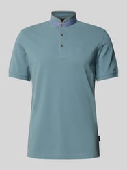 Regular Fit Poloshirt mit Stehkragen von bugatti - 13