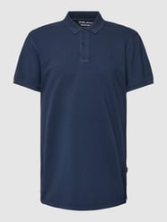 Poloshirt mit Logo-Stitching Modell 'WASHER' von Blend Blau - 48