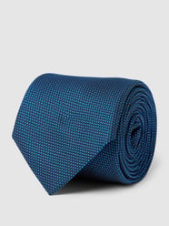 Krawatte mit Allover-Muster von BOSS Blau - 7
