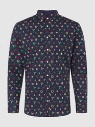 Slim Fit Freizeithemd aus Baumwolle  von Montego Blau - 45