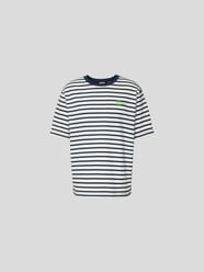 T-Shirt mit Streifenmuster von Kenzo Blau - 12