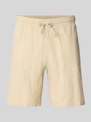 Regular Fit Shorts mit elastischem Bund Modell 'JAIDEN' von Jack & Jones Beige - 3