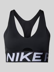 Stanik typu bokserka z wycięciem i detale z logo od Nike Training - 30
