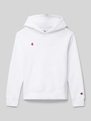 Hoodie mit Label-Stitching von CHAMPION Weiß - 14