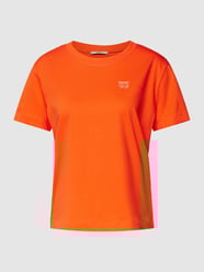 T-Shirt aus Baumwolle mit Label-Print von Esprit Orange - 31