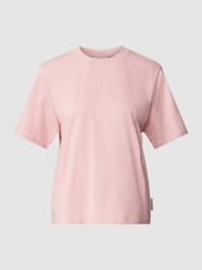 T-Shirt mit Label-Detail von Marc O'Polo Denim Rosa - 17