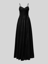 Abendkleid mit Herz-Ausschnitt von Luxuar Schwarz - 6