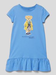 Kleid mit Motiv-Print Modell 'BEAR DRESS' von Polo Ralph Lauren Kids Blau - 25