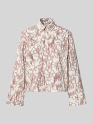 Overhemdblouse met knoopsluiting van JAKE*S STUDIO WOMAN Bordeaux - 32