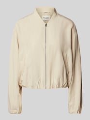 Regular Fit Blouson aus Lyocell-Leinen-Mix von Marc O'Polo Beige - 39