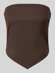Top bluzkowy o kroju slim fit w stylu z odkrytymi ramionami model 'RAVNA' od Cph Muse - 25