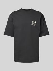 Oversized T-Shirt mit Logo-Print von Multiply Apparel Schwarz - 39