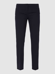Stoffhose mit Bügelfalten von Jake*s Collection Blau - 13