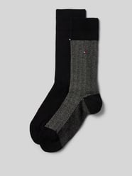 Socken mit Label-Detail im 2er-Pack von Tommy Hilfiger Schwarz - 27