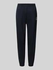 Regular Fit Sweatpants mit Label-Stitching Modell 'Maxime' von LeGer by Lena Gercke Blau - 42