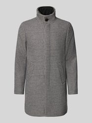 Slim fit lange jas met wol, model 'HARVEY' van Matinique Beige - 40