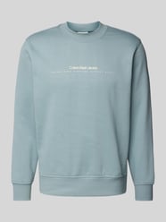 Sweatshirt mit Label-Print von Calvin Klein Jeans - 34