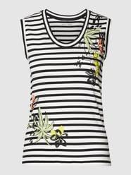 Top w paski od Marc Cain Zielony - 31