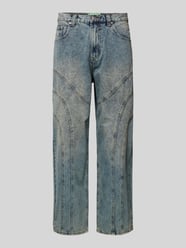 Baggy Fit Jeans mit 5-Pocket-Design von REVIEW Blau - 6