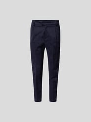 Bundfaltenhose mit Eingrifftaschen von Stylebop Blau - 12