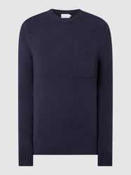 Pullover mit Brusttasche  von CK Calvin Klein Blau - 5