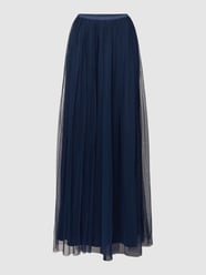 Maxirock mit Plisseefalten von LACE & BEADS Blau - 9