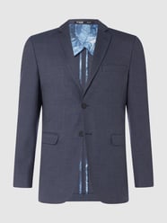 Slim Fit 2-Knopf-Sakko mit Stretch-Anteil Modell 'Mylologan' von Selected Homme Blau - 29