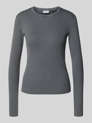 Slim fit shirt met lange mouwen en structuurmotief van Jake*s Casual - 11