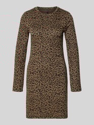 Regular fit vrijetijdsjurk met dierenprint van Vero Moda Beige - 30