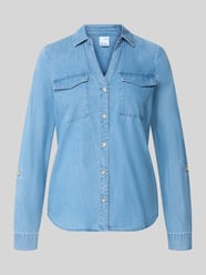 Regular Fit Langarmbluse aus reiner Baumwolle Modell 'BUMPY' von VERO MODA - 36
