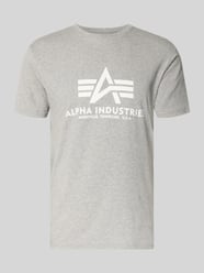 t-shirt z logo i okrągłym dekoltem od Alpha Industries - 10