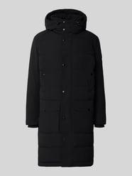 Regular fit gewatteerde lange jas met logopatch, model 'CRASHER' van Strellson - 32