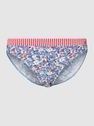 Bikinislip met motievenmix van s.Oliver RED LABEL Blauw / turquoise - 12