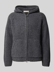 Strickjacke aus Wolle mit Kapuze von ANNARR - 12
