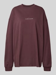 Oversized Longsleeve mit Label-Stitching von Karo Kauer - 16