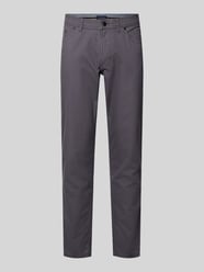 straight fit broek met structuurpatroon van Christian Berg Men - 20