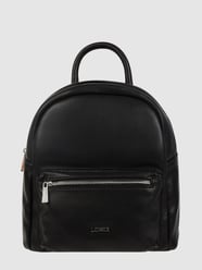 Rucksack mit Label-Detail Modell 'BUDAPEST' von L.Credi Schwarz - 38