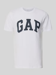 t-shirt z logo i okrągłym dekoltem od GAP - 42