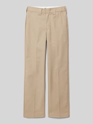 Spodnie materiałowe o kroju regular fit ze szlufkami na pasek model ‘WORK’ od Dickies - 40