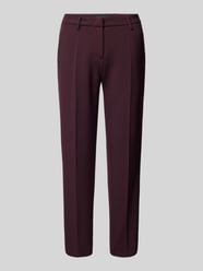 Stoffen broek met persplooien, model 'KRYSTAL' van Cambio Bordeaux - 16