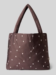 Handtas met all-over motiefstitching model 'Mom' van Studio Noos - 18