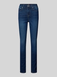 Skinny Fit Jeans mit Label-Stitching Modell 'NORA' von Tommy Jeans Blau - 39