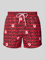 Relaxed Fit Badeshorts mit Label-Print Modell 'TORTUGA' von HUGO - 38