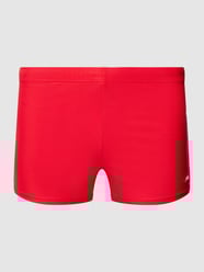 Badehose mit Label-Stitching Modell 'PARIGAMBA' von Zeybra Rot - 29