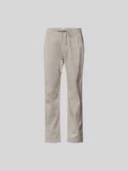 Regular Fit Stoffhose mit Label-Detail von Closed Grau - 10