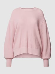 Strickpullover mit Strukturmuster von MOSS COPENHAGEN Rosa - 27